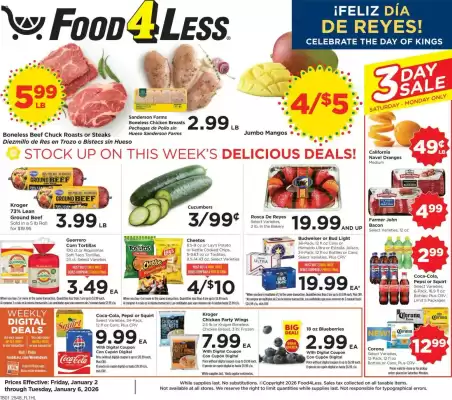 Food 4 Less weekly ad