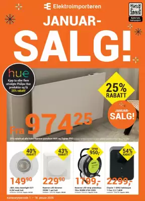 Elektroimportøren kundeavis (gyldig til 19-01)