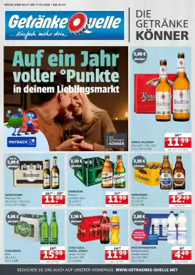 Getränke Quelle Prospekt (gültig bis 17-01)