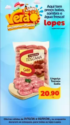 Folheto Lopes Supermercados (válido até 2-01)