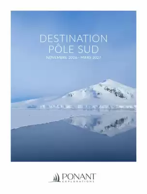 Catalogue Ponant (valable jusqu'au 31-03)