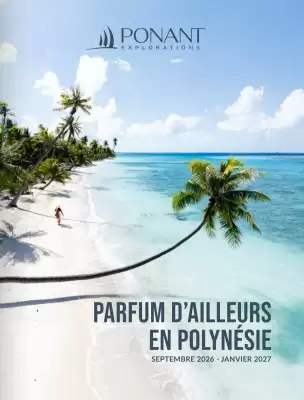 Catalogue Ponant (valable jusqu'au 31-01)