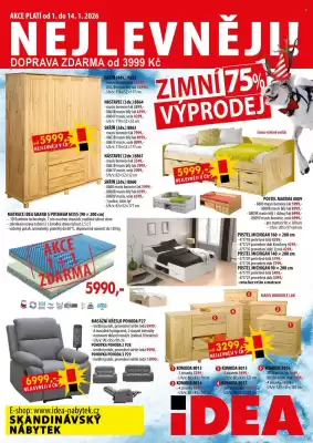 IDEA nábytek leták (platné do 14-01)