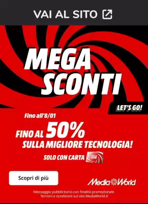 Volantino MediaWorld (valido fino al 8-01)