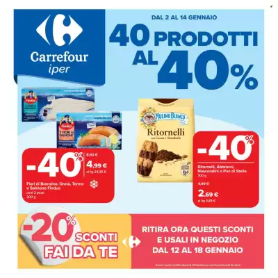 Volantino Carrefour Iper (valido fino al 14-01)