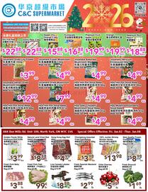 C&C Supermarket flyer week 1 Page 1