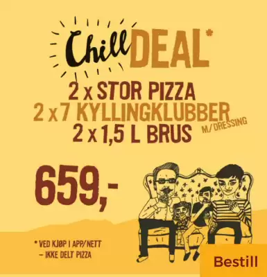 Pizzabakeren kundeavis (gyldig til 8-01)