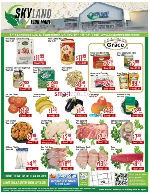 Skyland Foodmart flyer (valid until 8-01)