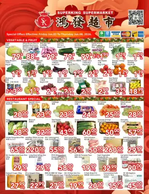 Superking Supermarket flyer (valid until 8-01)