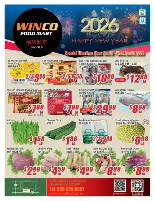 WinCo Food Mart flyer (valid until 7-01)