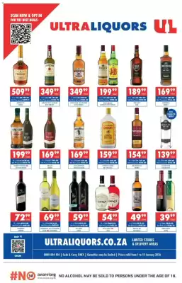 Ultra Liquors catalogue (valid until 15-01)