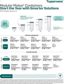 Tupperware flyer Page 1