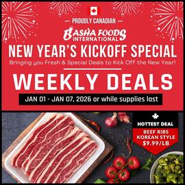 Basha Foods flyer week 1 Page 1