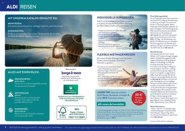 ALDI Nord Reisen Prospekt Seite 2