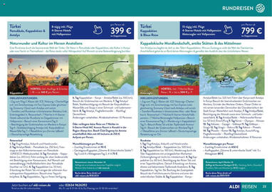 ALDI Nord Reisen Prospekt Seite 23