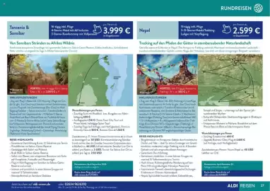 ALDI Nord Reisen Prospekt Seite 27