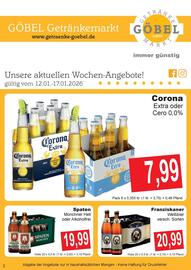 Getränke Göbel Prospekt woche 3 Seite 1