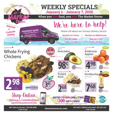 The Market Stores flyer (valid until 7-01)