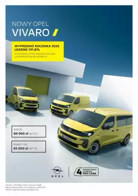 Opel gazetka (ważność do 1-01)