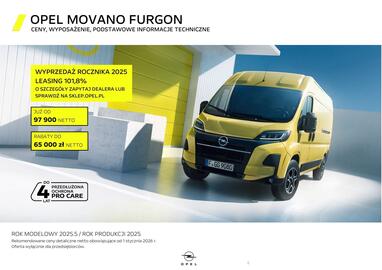 Opel gazetka | Movano Furgon Strona 1