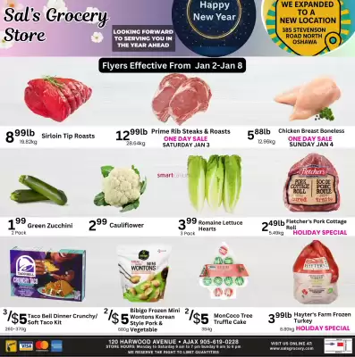 Sal's Grocery flyer (valid until 8-01)
