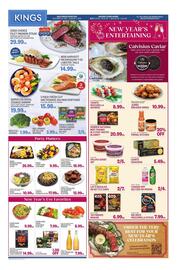Kings Food Markets weekly ad week 52 Page 1