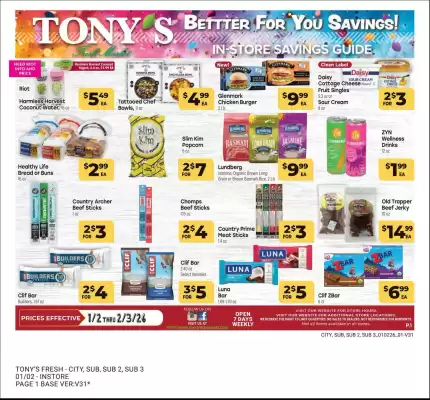 Tony’s Fresh Market weekly ad (valid until 3-02)