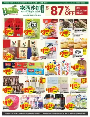 Btrust Supermarket flyer (valid until 8-01)