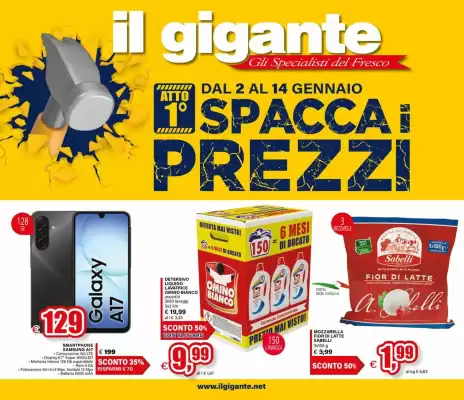 Volantino Il Gigante (valido fino al 14-01)