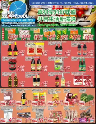 Foody Mart flyer (valid until 8-01)