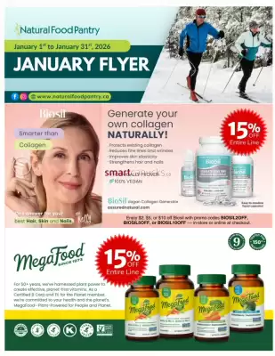 Natural Food Pantry flyer (valid until 31-01)