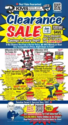 KMS Tools flyer (valid until 31-01)