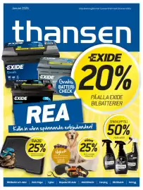 Thansen reklamblad Sida 1