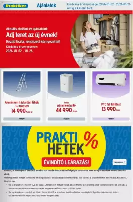 Praktiker akciós újság (érvényes eddig: 26-01)
