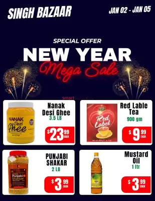 Singh Bazaar flyer (valid until 5-01)