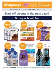 Kinney Drugs weekly ad Page 1
