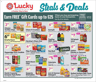 Lucky Supermarkets weekly ad Page 1