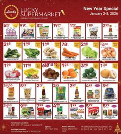 Lucky Supermarket flyer week 1 Page 1