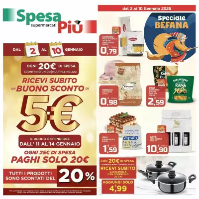 Volantino SpesaPiù Supermercati (valido fino al 10-01)