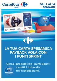 Volantino Carrefour | Punti Sprint Payback Pagina 1