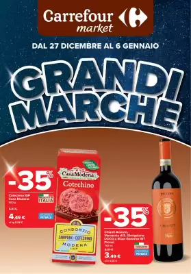 Volantino Carrefour Market (valido fino al 6-01)