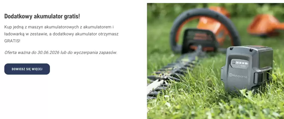 Husqvarna gazetka (ważność do 30-06)