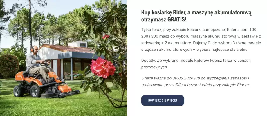 Husqvarna gazetka (ważność do 30-06)