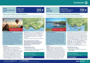 Aldi Süd Reisen Prospekt Seite 23
