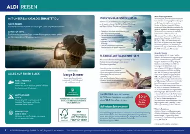 Aldi Süd Reisen Prospekt Seite 2