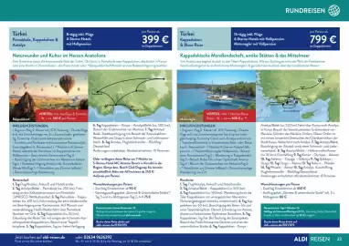 Aldi Süd Reisen Prospekt Seite 23