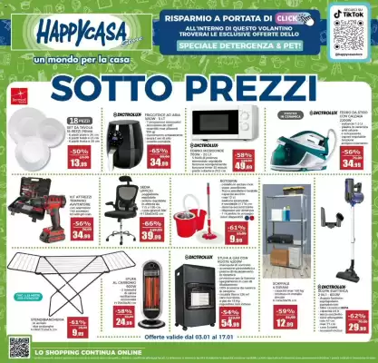 Volantino Happy Casa (valido fino al 17-01)
