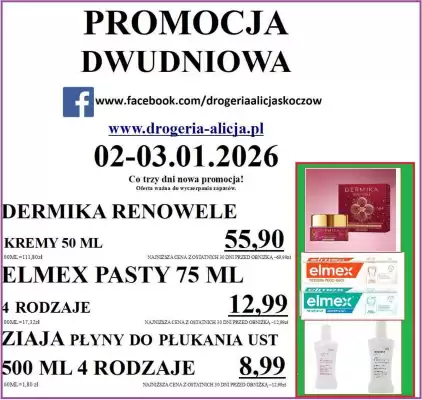 Drogeria alicja gazetka (ważność do 3-01)