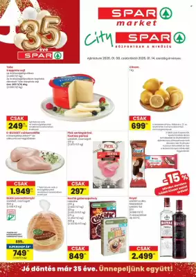 Spar Market akciós újság (érvényes eddig: 14-01)