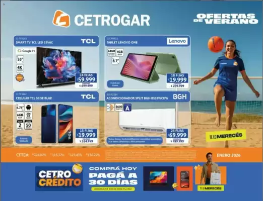 Catálogo Cetrogar (válido hasta 31-01)